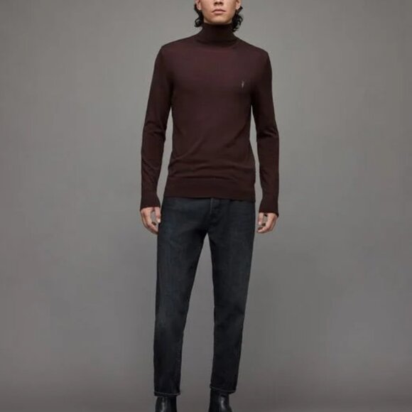 ALLSAINTS Mode Merino Roll Neck Jumper Size M - Picture 2 of 9